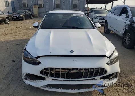 2025 Mercedes-Benz C 43 Amg z USA, uszkodzony, nr VIN W1KAF8HB4SR245640